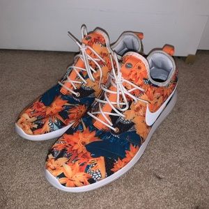 Nike Roshe NikeID Custom Floral Orange